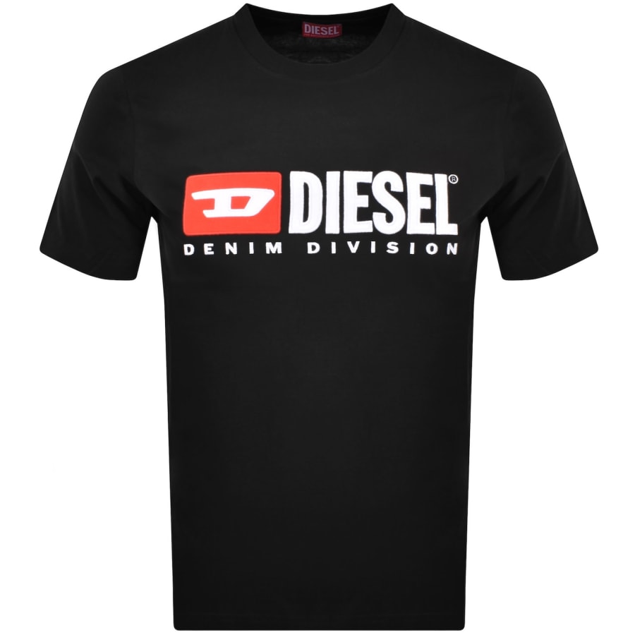 関税込【DIESEL】Boxt Back short sleeve T-shirt/Black/ロゴ Diesel T Boxt Div T Shirt Black | Mainline Menswear